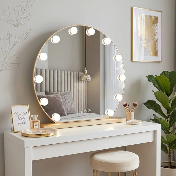 ΚΑΘΡΕΦΤΗΣ ΤΟΙΧΟΥ LED HOLLYWOOD L. Gold 50 cm