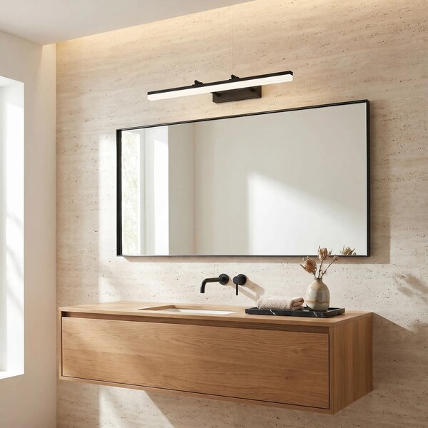 Επιτοίχο φωτιστικό μπάνιου LED APP1879-1W 60cm BLACK