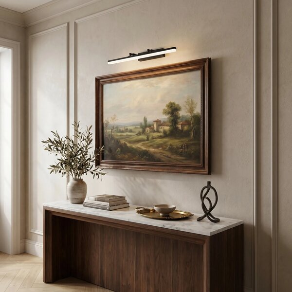 Επιτοίχο φωτιστικό μπάνιου LED APP1879-1W 60cm BLACK
