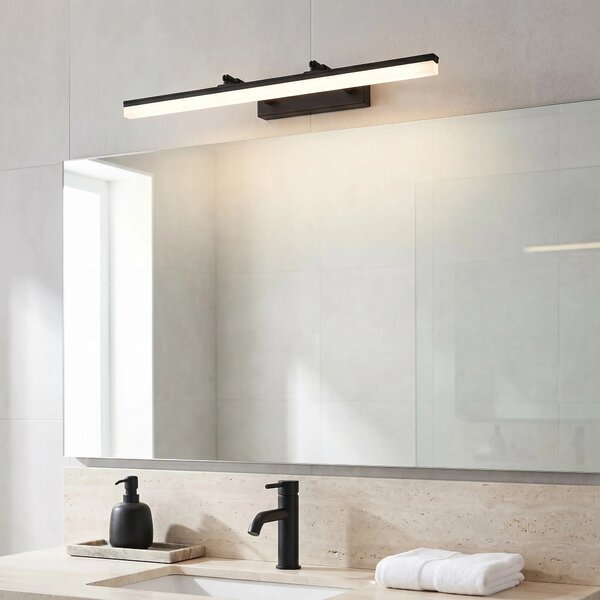 Επιτοίχο φωτιστικό μπάνιου LED APP1879-1W 60cm BLACK