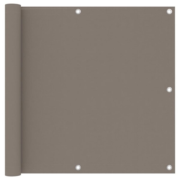 VidaXL Διαχωριστικό Βεράντας Taupe 90 x 300 εκ. Ύφασμα Oxford