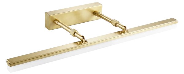 Επιτοίχο φωτιστικό μπάνιου LED APP1876-1W 60cm BRUSH GOLD