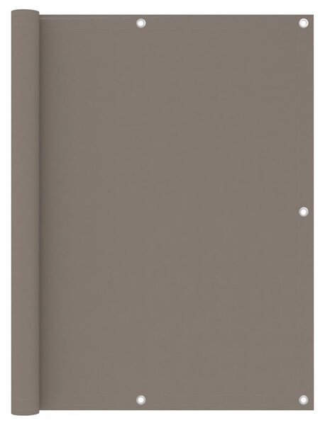 VidaXL Διαχωριστικό Βεράντας Taupe 120 x 300 εκ. Ύφασμα Oxford