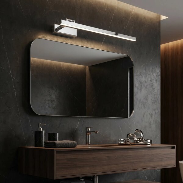 Επιτοίχο φωτιστικό μπάνιου LED SWE029-1W 60cm CHROME