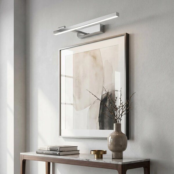 Επιτοίχο φωτιστικό μπάνιου LED SWE029-1W 60cm CHROME