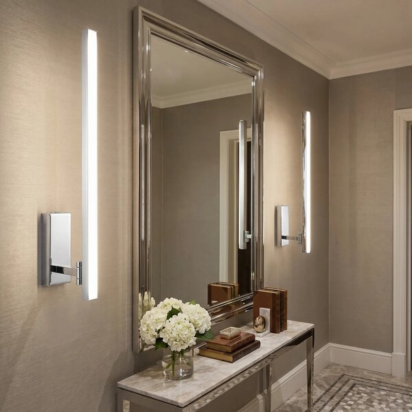 Επιτοίχο φωτιστικό μπάνιου LED SWE029-1W 60cm CHROME