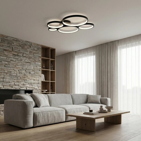 Φωτιστικό οροφής LED APP1911-C Black