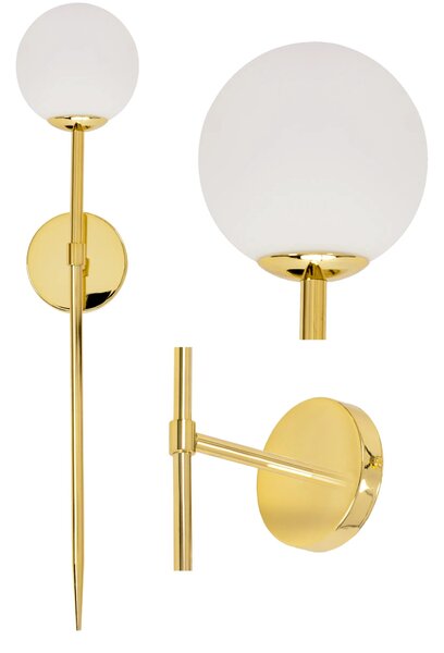 ΜΟΝΤΕΡΝΟ ΦΩΤΙΣΤΙΚΟ ΤΟΙΧΟΥ 90cm APP582-1W Χρυσό