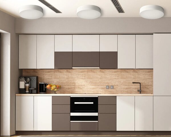 Plafond 50cm Στρογγυλό Φωτιστικό Οροφής app644-5C Μαύρο