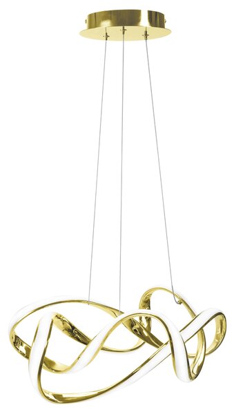 Μοντέρνο φωτιστικό οροφής LED + REMOTE EVE APP821-CP Gold