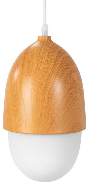 Κρεμαστό φωτιστικό οροφής Boho Metal Wood Καρυδιά APP952-1CP