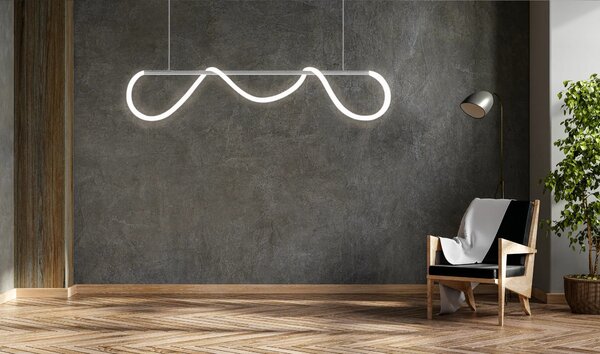 APP855-CP Φωτιστικό οροφής LED Long Chrome