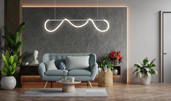 APP855-CP Φωτιστικό οροφής LED Long Chrome