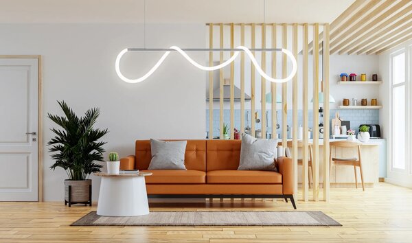 APP855-CP Φωτιστικό οροφής LED Long Chrome