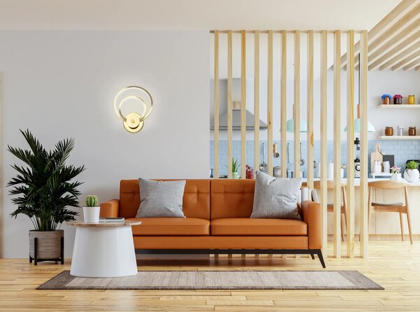 ΦΩΤΙΣΤΙΚΟ ΤΟΙΧΟΥ LED APP1043-W Χρυσό