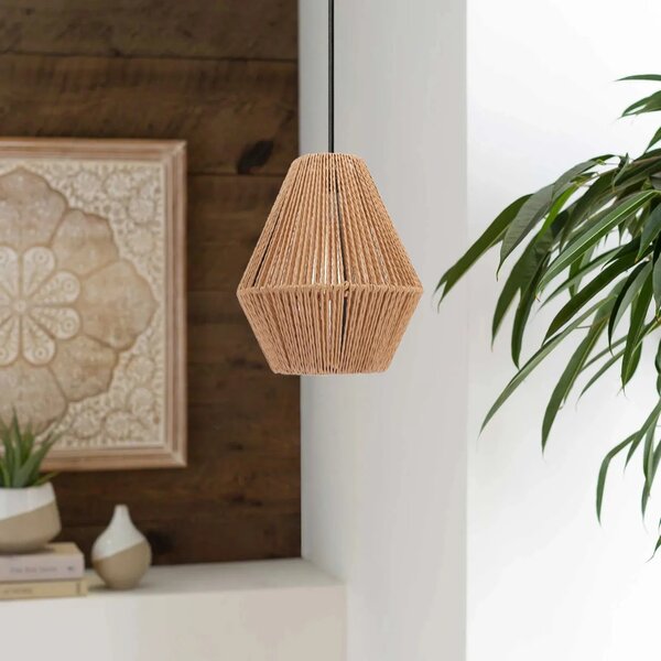 Boho APP1150-1W ΞΥΛΙΝΟ Κρεμαστό φωτιστικό