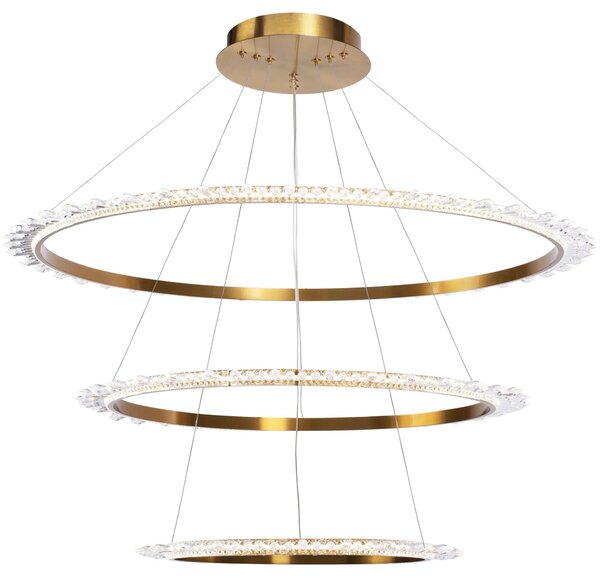 ΦΩΤΙΣΤΙΚΟ ΟΡΟΦΗΣ CRYSTAL LED APP1609-3C GOLD