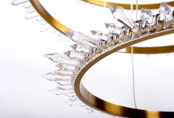 ΦΩΤΙΣΤΙΚΟ ΟΡΟΦΗΣ CRYSTAL LED APP1609-3C GOLD