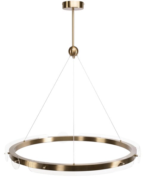 Κρεμαστό φωτιστικό οροφής LED Loop APP1549-cp Gold + Τηλεχειριστήριο