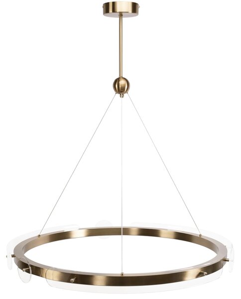 Κρεμαστό φωτιστικό οροφής LED Loop APP1549-cp Gold + Τηλεχειριστήριο