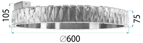 Λάμπα LED APP1506-C BRUSH GOLD