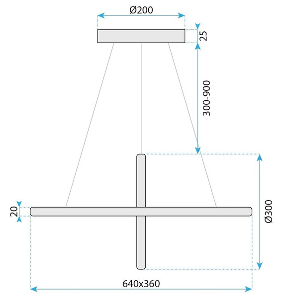 Λάμπα LED G034-CP Gold