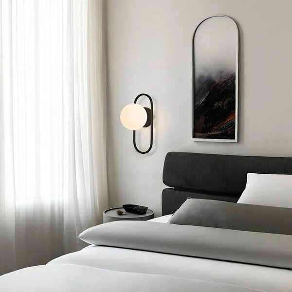 ΦΩΤΙΣΤΙΚΟ ΤΟΙΧΟΥ SCALL APP1755-1W BLACK WHITE
