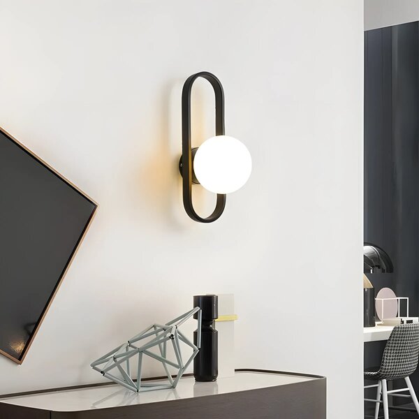 ΦΩΤΙΣΤΙΚΟ ΤΟΙΧΟΥ SCALL APP1755-1W BLACK WHITE