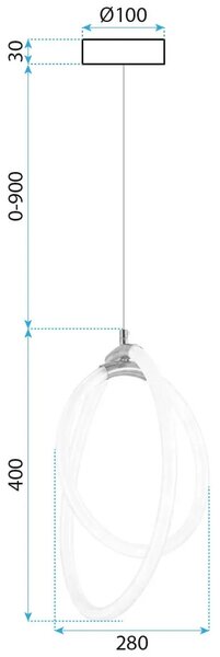 Λάμπα LED G019-CP Gold
