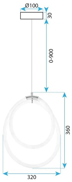 Λάμπα LED G021-CP Gold