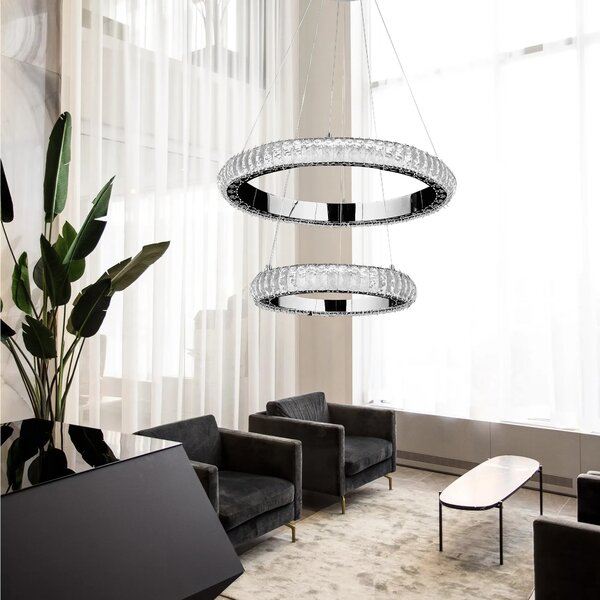 Λάμπα LED G044-2CP CHROME