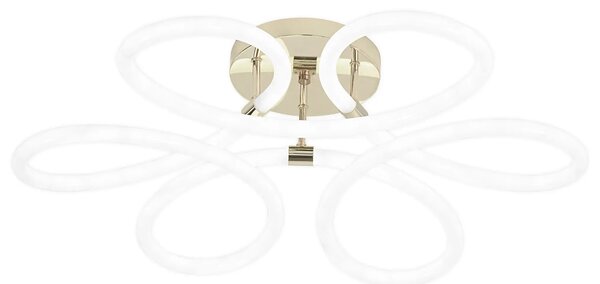 Μοντέρνο φωτιστικό οροφής LED G023-C Gold