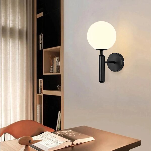 Φωτιστικό τοίχου G097-1W BLACK