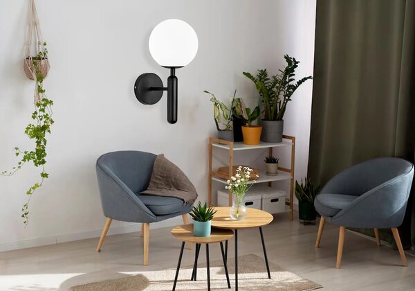 Φωτιστικό τοίχου G097-1W BLACK