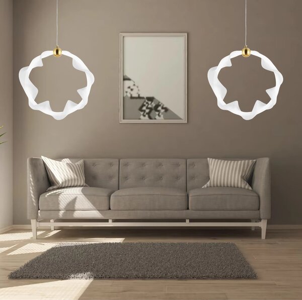 Λάμπα LED G014-1CP WHITE/GOLD