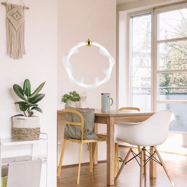 Λάμπα LED G014-1CP WHITE/GOLD