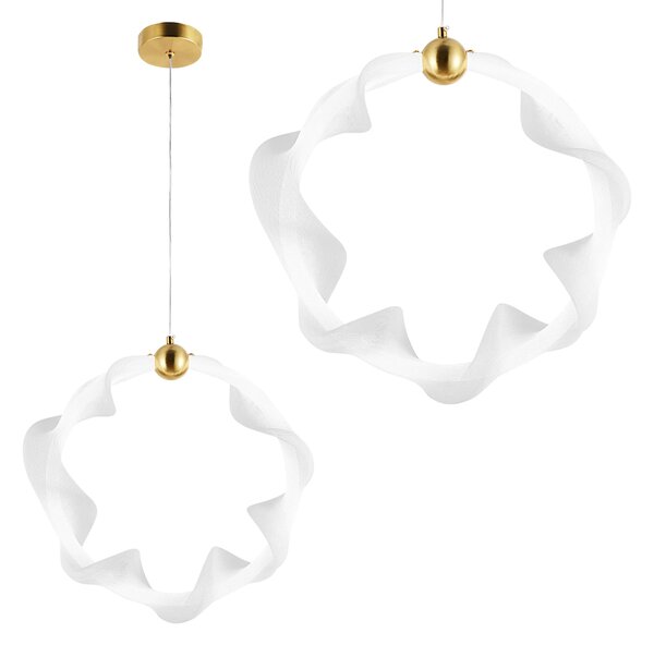 Λάμπα LED G014-1CP WHITE/GOLD