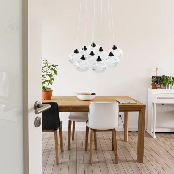 Κρεμαστό φωτιστικό MS022-9CP Black