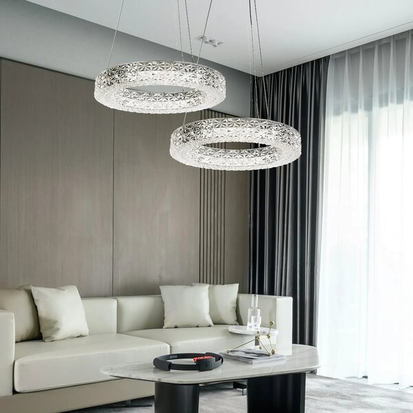 Λάμπα LED MS004-CP 40cm CHROME