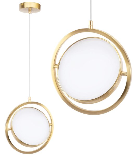 Φωτιστικό οροφής LED APP1791-CP Gold Brush
