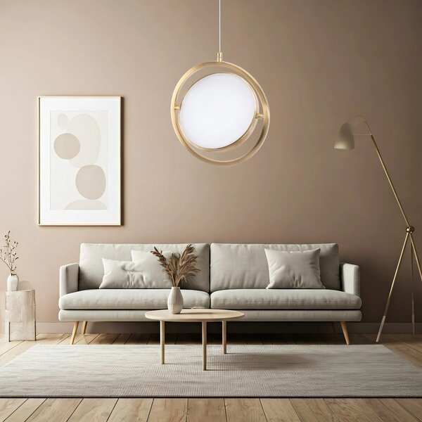 Φωτιστικό οροφής LED APP1791-CP Gold Brush
