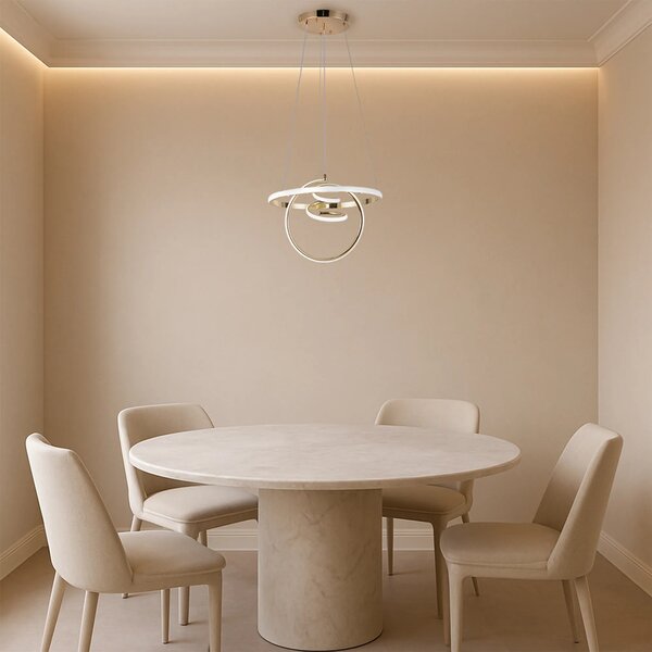 Φωτιστικό οροφής LED G066-CP Gold