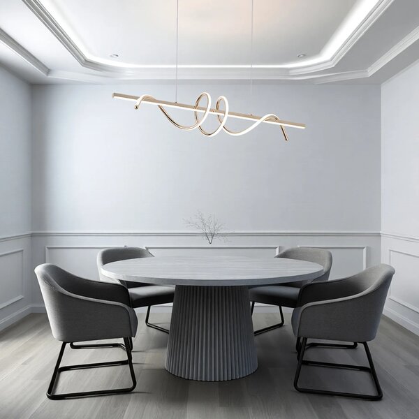 Φωτιστικό οροφής LED G065-CP Gold