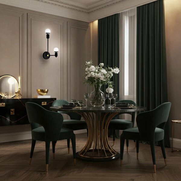 Φωτιστικό τοίχου APP1707-2W BLACK