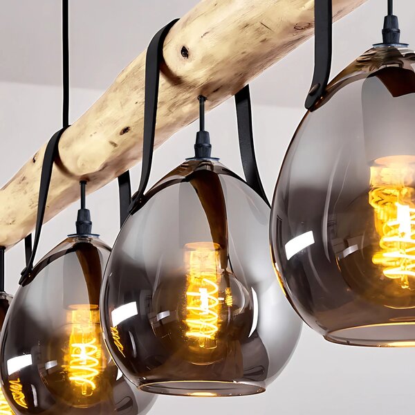 APP1775-4CP WOOD GREY Κρεμαστό φωτιστικό