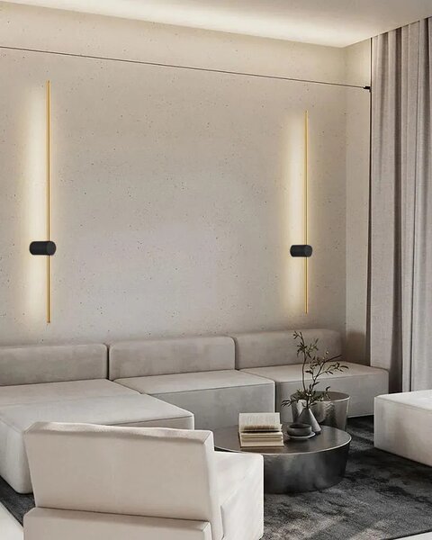ΦΩΤΙΣΤΙΚΟ ΤΟΙΧΟΥ LED LHJ062-W BLACK GOLD