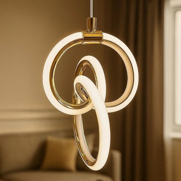 Φωτιστικό οροφής LED LHJ092-1CP Gold