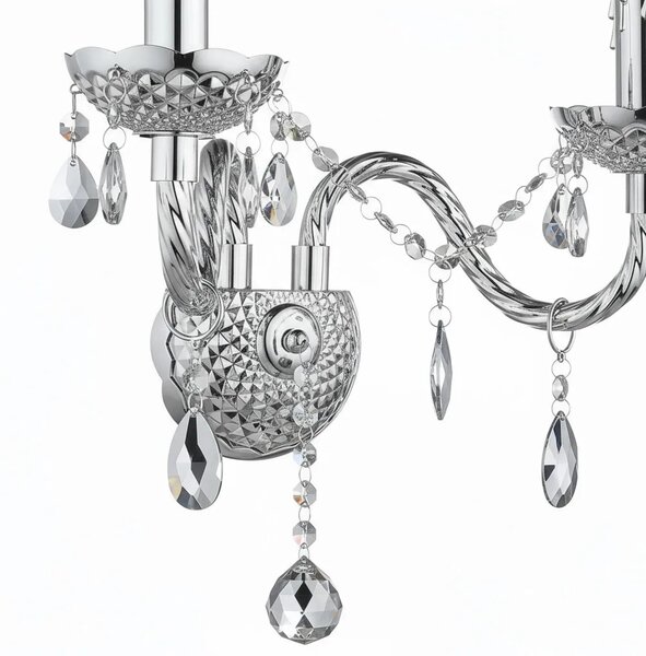 Φωτιστικό τοίχου EBT019-2W Chrome
