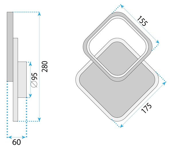 ΦΩΤΙΣΤΙΚΟ ΤΟΙΧΟΥ LED LHJ080-W WHITE