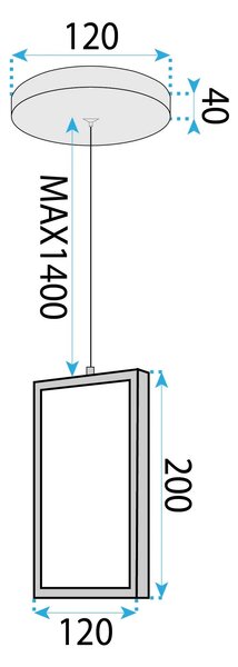 Λάμπα LED LHJ083-1CP BLACK